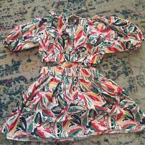 Peter Som X Rent the Runway Tropical Garden Cutout Dress Size 4